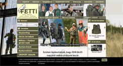 Desktop Screenshot of fetti.hu